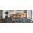 Washable Area Rug, Non-Slip Low Pile Stain Resistance Rug with Peacock and Deer, Animal Carpet for Living Room, Bedroom, Dining Room-49031357-49031312