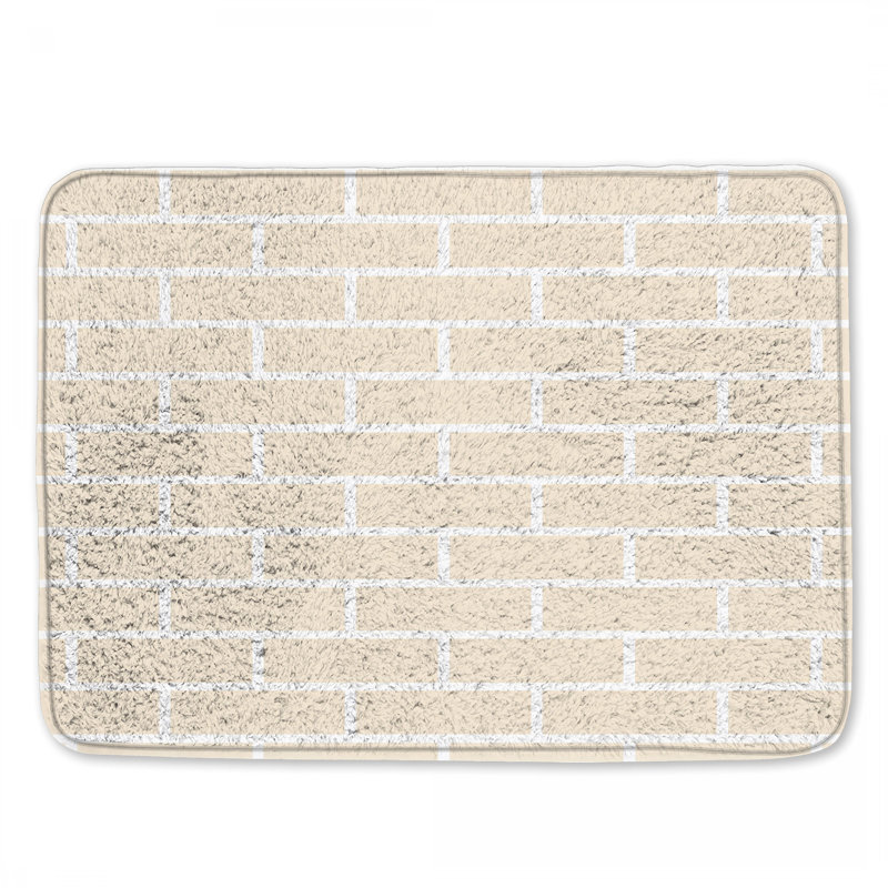 Tapis pour salle de bain Beige, 34in W x 21in L
