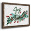 «Cut Wreath Christmas I», reproduction sur toile-1204065256-1204065263