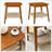 Boho 23" Mid-Century Side Table with Woven Shelf, Storage, Perfect for Living Room, Couch, Patio, Home Office, Bedside-1571569737