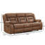 3 Seater Faux Leather Reclining Sofa