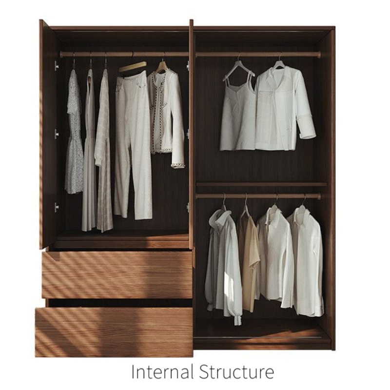 Modern Simple And Fashionable Wardrobe, 79" H x 79" W x 24" D