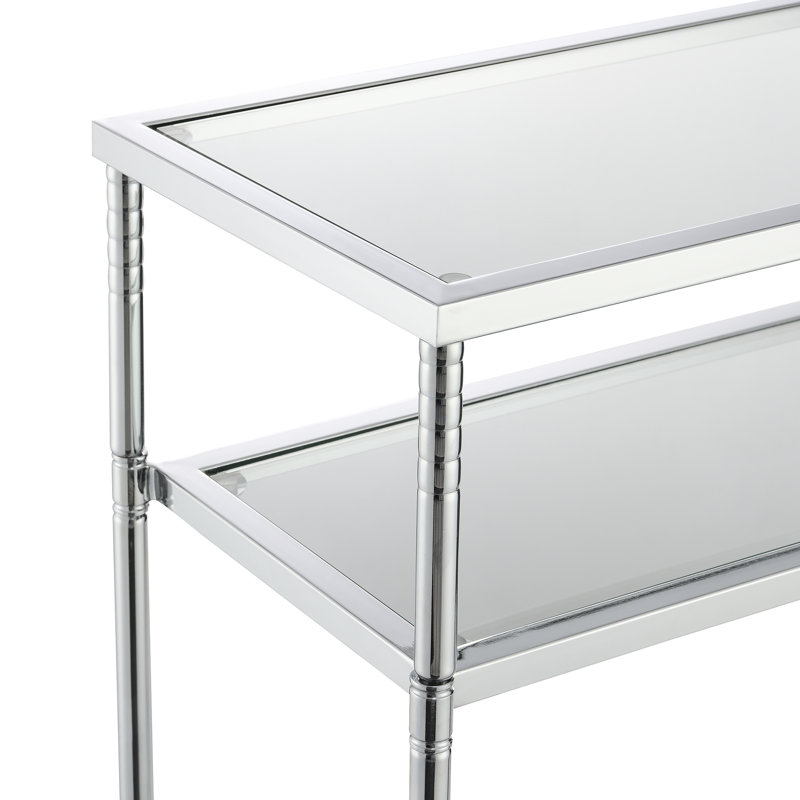 Kincannon 45'' Glass Console Table, 30" H x 45" W x 12" D