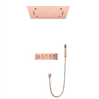 Thermostatic All-In-One Kit with Rough in-Valve