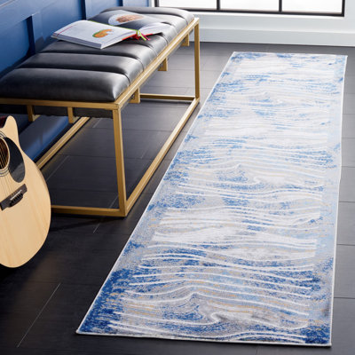 Tapis beige / bleu Palma 316