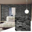 40 autocollants de carrelage mural effet marbre 40 pièces Papier peint imperméable-1079368020
