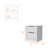 Washington Nightstand, Two Large Drawers-120286355