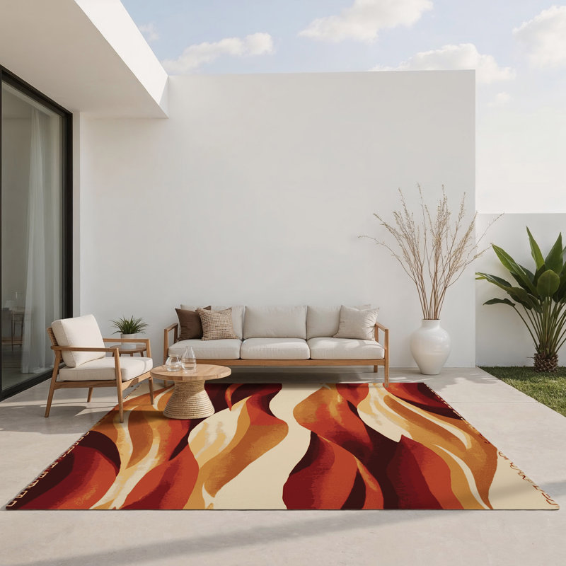 Tapis intérieur et extérieur Twilight Splendor, Rectangle 9 pi x 12 pi