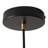 Rancho Mirage Small Pendant Light - Matte Black & Gold-Leaf Shade, Weathered Brass-96230202