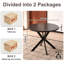 Table ronde 37,4 po noire