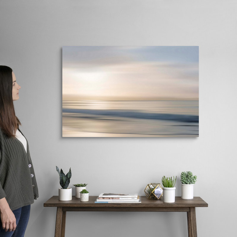 «Morning Rise» par Alex Hanson - peinture sur toile, H 24 po x l 36 po, Toile tendue, Sans cadre