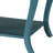 Teal 2-shelf End Table