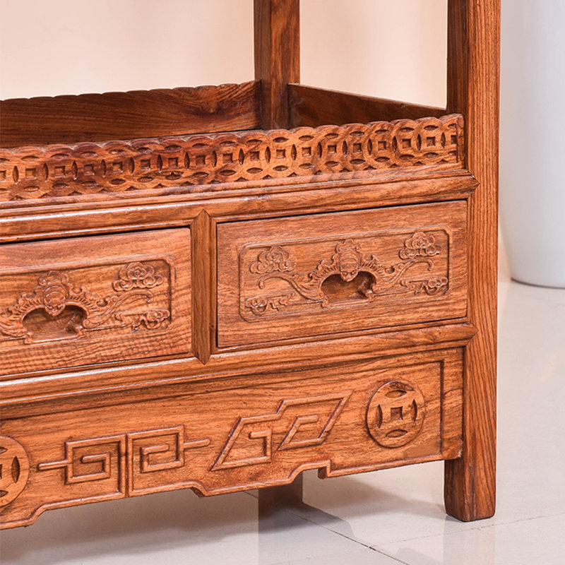 Nouvelle bibliothèque de style simple rétro chinois