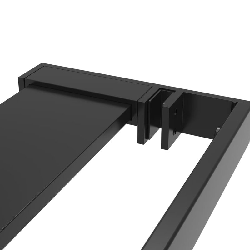 L 45,3 x H 76,8, Black, 76.8" H x 39.4" W x 6.1" D, Noir
