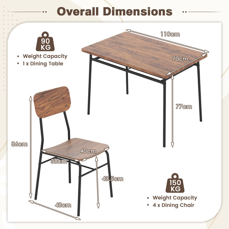 4 - Person Dining Set