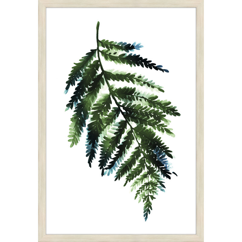 Fern Press, ensemble de 2 reproductions d’art sur toiles encadrées, H 52 po x l 42 po x P 2 po