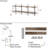 60 Inch Long Floating Wall Shelf Unit, 2 Tier Adjustable Wall Shelf, Wall Mounted Bookshelf For Living Room Decor, Home Organization, Farmhouse, Burnt