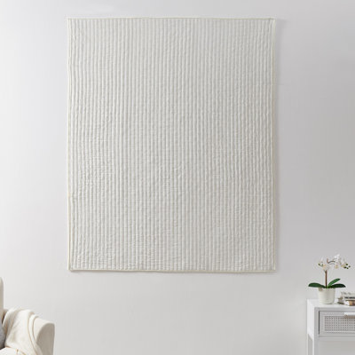 Jeté réversible en coton Greenerre Home Fashions Monterrey, 50 po x 60 po