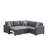 Queenie Sackcloth 6-Pieces Living Room Sofa Bed