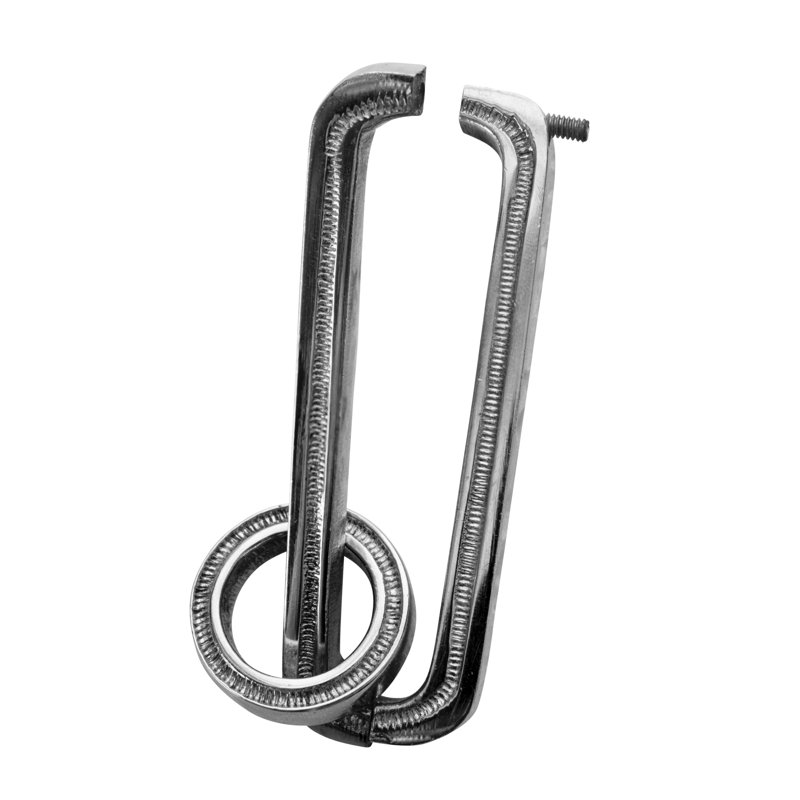 Charnière rectangulaire, Nickel poli