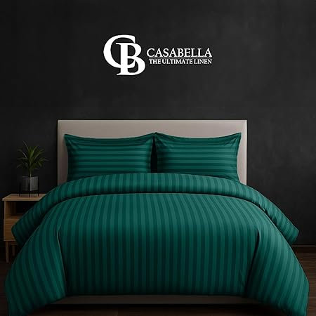 Microfiber Duvet Cover Set with Pillowcases Included, King Duvet Cover Set + 3 Additional Pieces, Jade