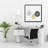 Three Christmas Balls White Holidays Framed Canvas Decor