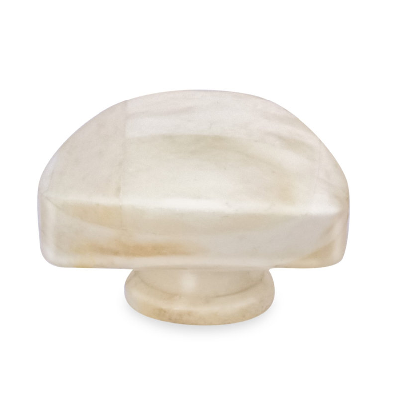 Eclipse Cream Round Novelty Drawer Cabinet Knob with Mounting Hardware