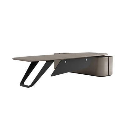 78.74"Simple and modern L-shaped executive desk