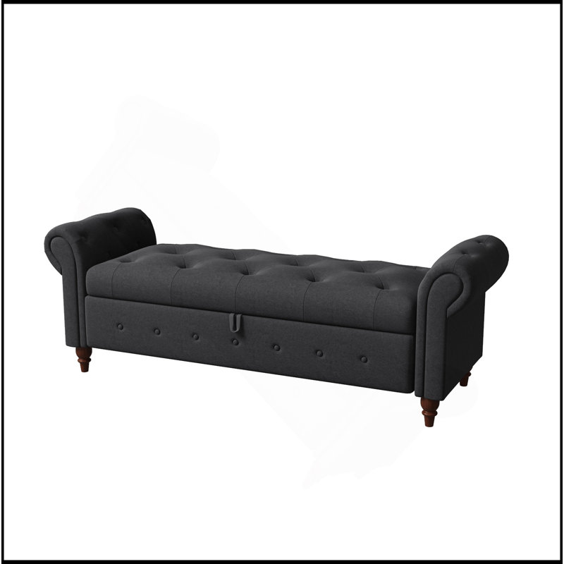 Bed Bench Fabric, Dark Gray