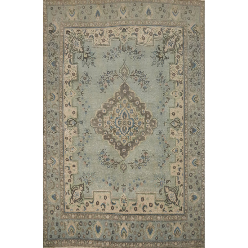 Tapis traditionnel en laine fait à la main 10 x 12