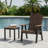 Walnut Polywood Adirondack chair-139246174