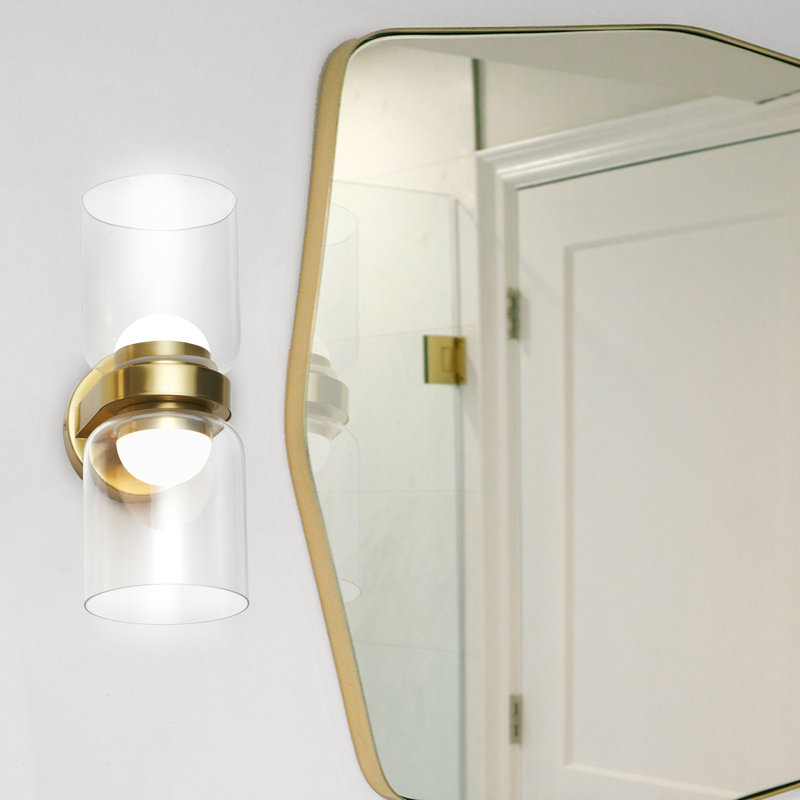 Korlan LED Wallchiere, Aged Brass