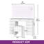 Annsley 11-Drawer Dressing Table with Mirror，Makeup Vanity Desk with LED Lighted Mirror