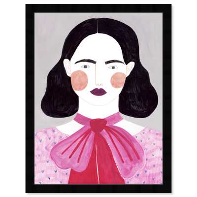 Lady in Pink by Oliver Gal - Picture Frame Graphic Art