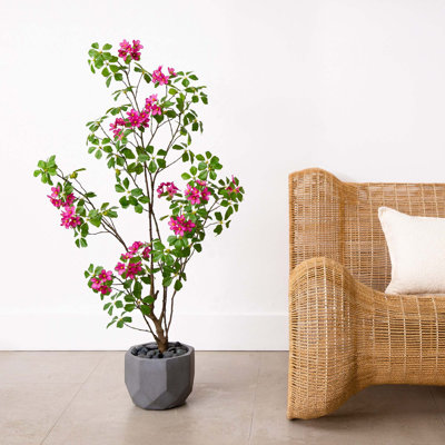 48'' Faux Dogwood Tree in Pot Liner