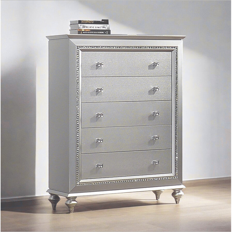 Commode à finition champagne Kaitlyn