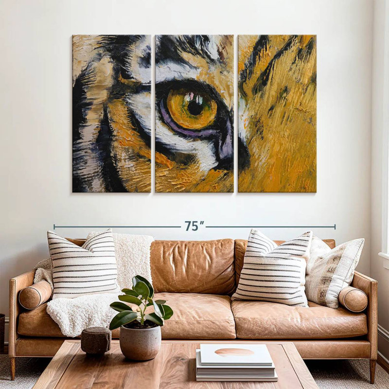 Tiger Eye, 42" H x 65" W