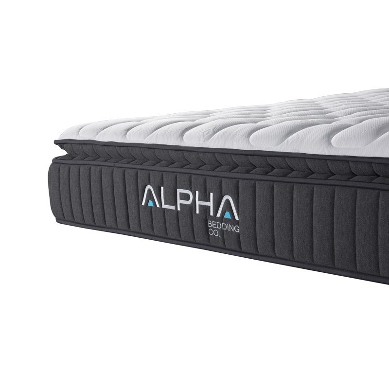 Très grand matelas à plateau-coussin de 12 po Theta, Très grand lit