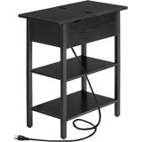 Mychele 25.2" Tall End Table with Storage and Charging Station