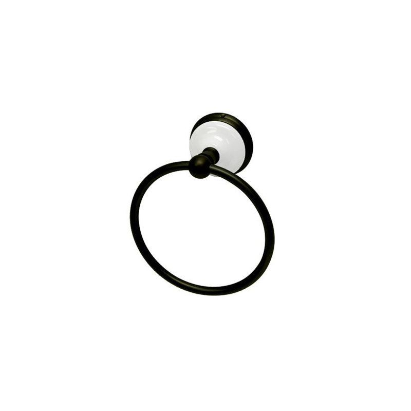 Victorian Hot Springs Towel Ring, Oil Rubbed Bronze