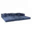 Canapé à compression, canapé-lit convertible au sol avec structure de forme fixe, canapé modulaire désossé, sans assemblage, tissu chenille pour le salon et la chambre à coucher