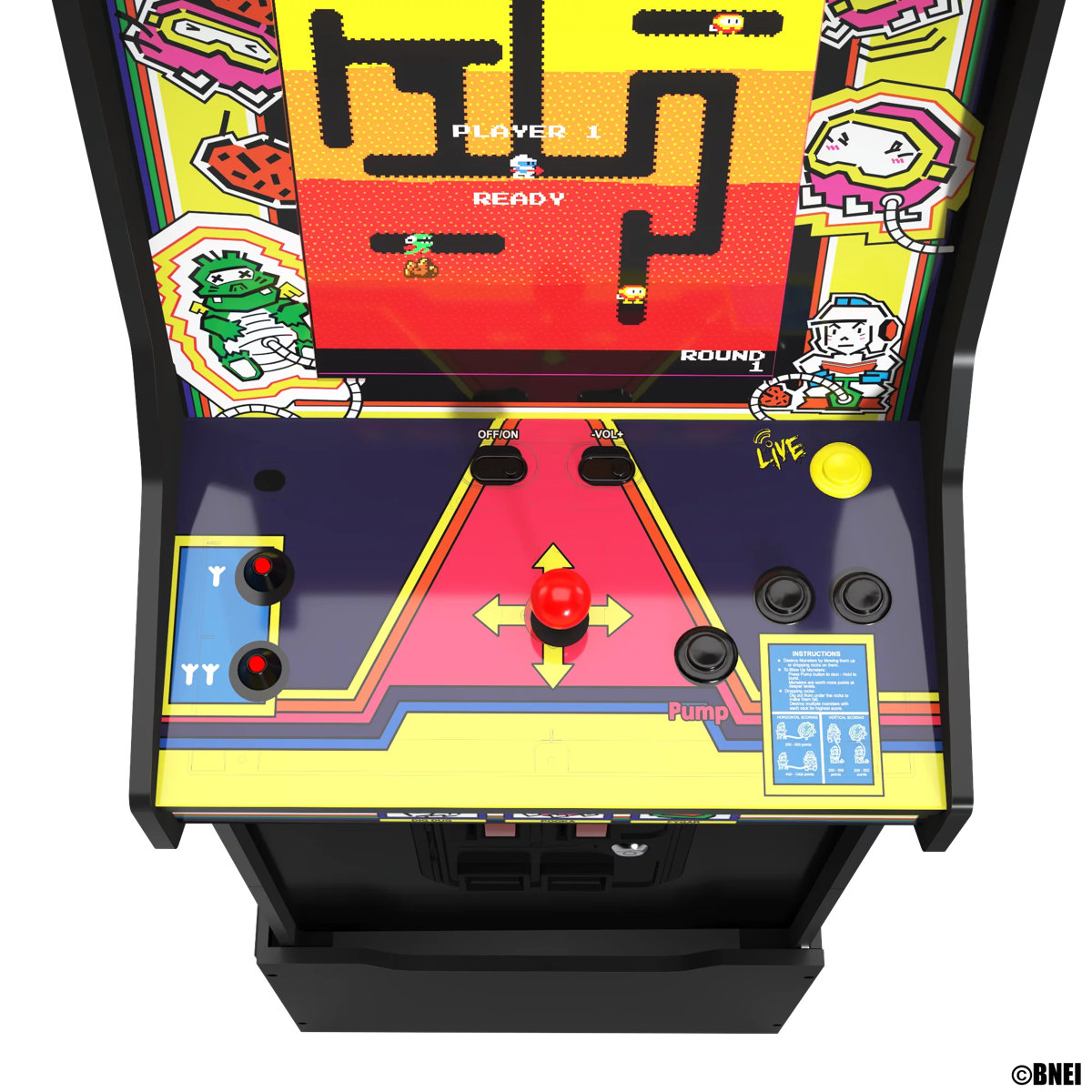 Arcade 1Up Arcade1up Dig Dug Bandai Namco Legacy Edition Arcade With ...