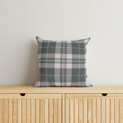 Tartan Block Throw Pillow