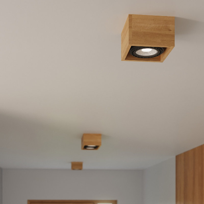 Chorleywood Flush Mount, Wood
