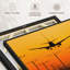 «Art Landing Silhouette Wall Art»-1850720951
