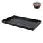 Base de douche en acrylique noir brillant avec drain à gauche avec drain à gauche 60 "x 36" Streamline NT-2164-60BL-LF, drain inclus