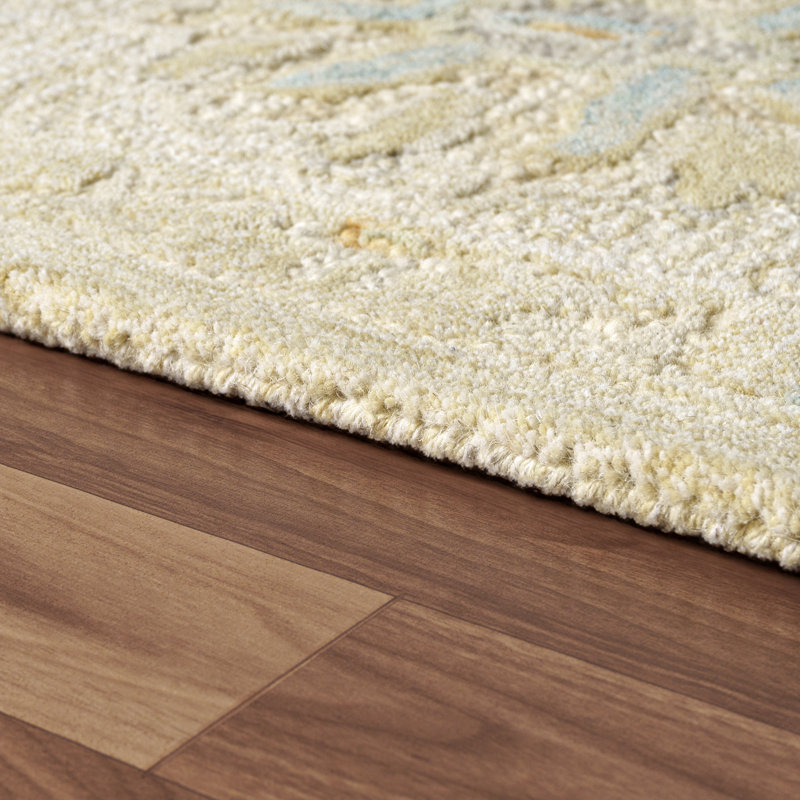 Tapis d'intérieur en laine touffeté à la main Traditional, Rectangle de 10 pi x 14 pi