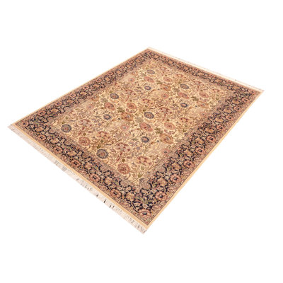 Oyer Wool Floral Indoor Rug