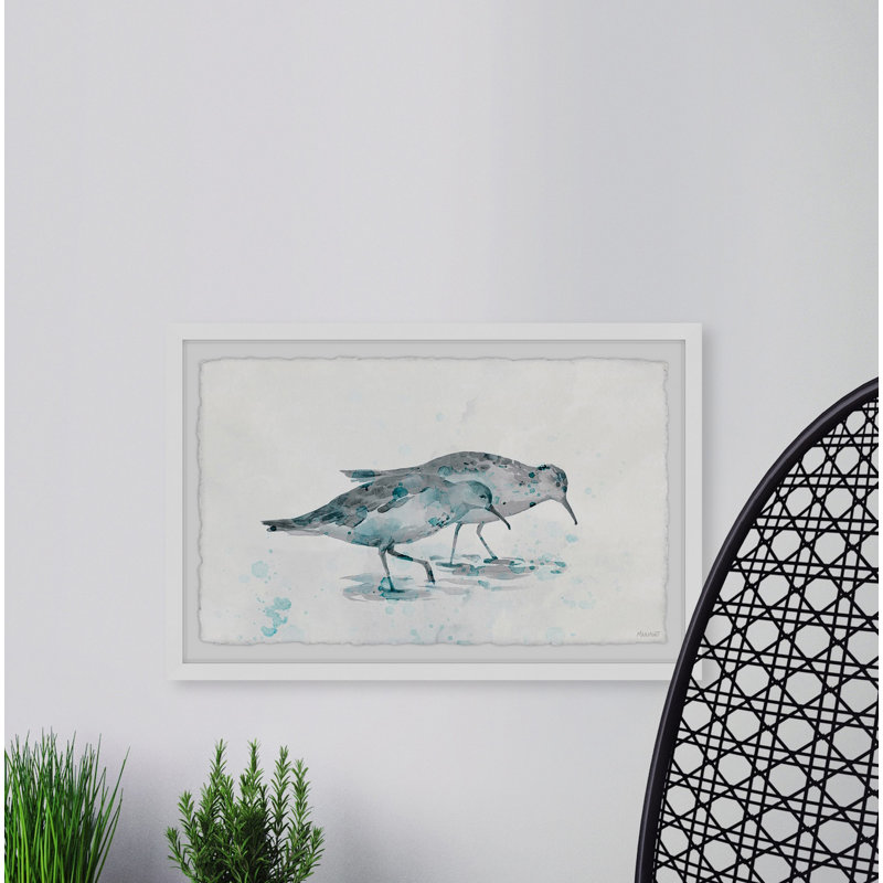 « wild oiseaux »-cadre photo, reproduction d’art sur papier, H 16 po x l 24 po x P 1,5 po