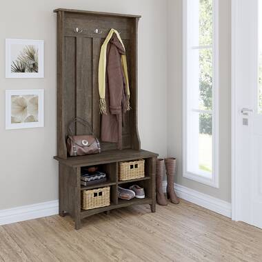 Storage Bench AND Coat Rack Entryway Bench Mudroom Hall Tree Bench Shoe Storage  Bench Reclaimed Wood Furniture Coat Rack 